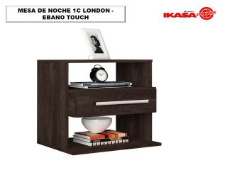 MESA DE NOCHE 1C LONDON - EBANO