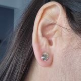 Aretes Labradorita con Hoja