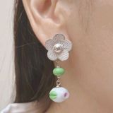 Aretes Flor Pastel - Manifester La Vie