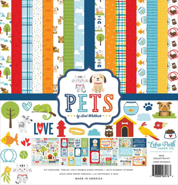 Scrapbooking Peru EP Pets Kit 30x30