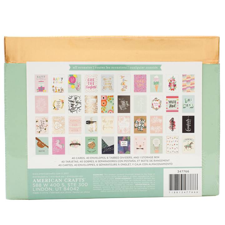 AC - Caja de Tarjetas Toda ocasión x87