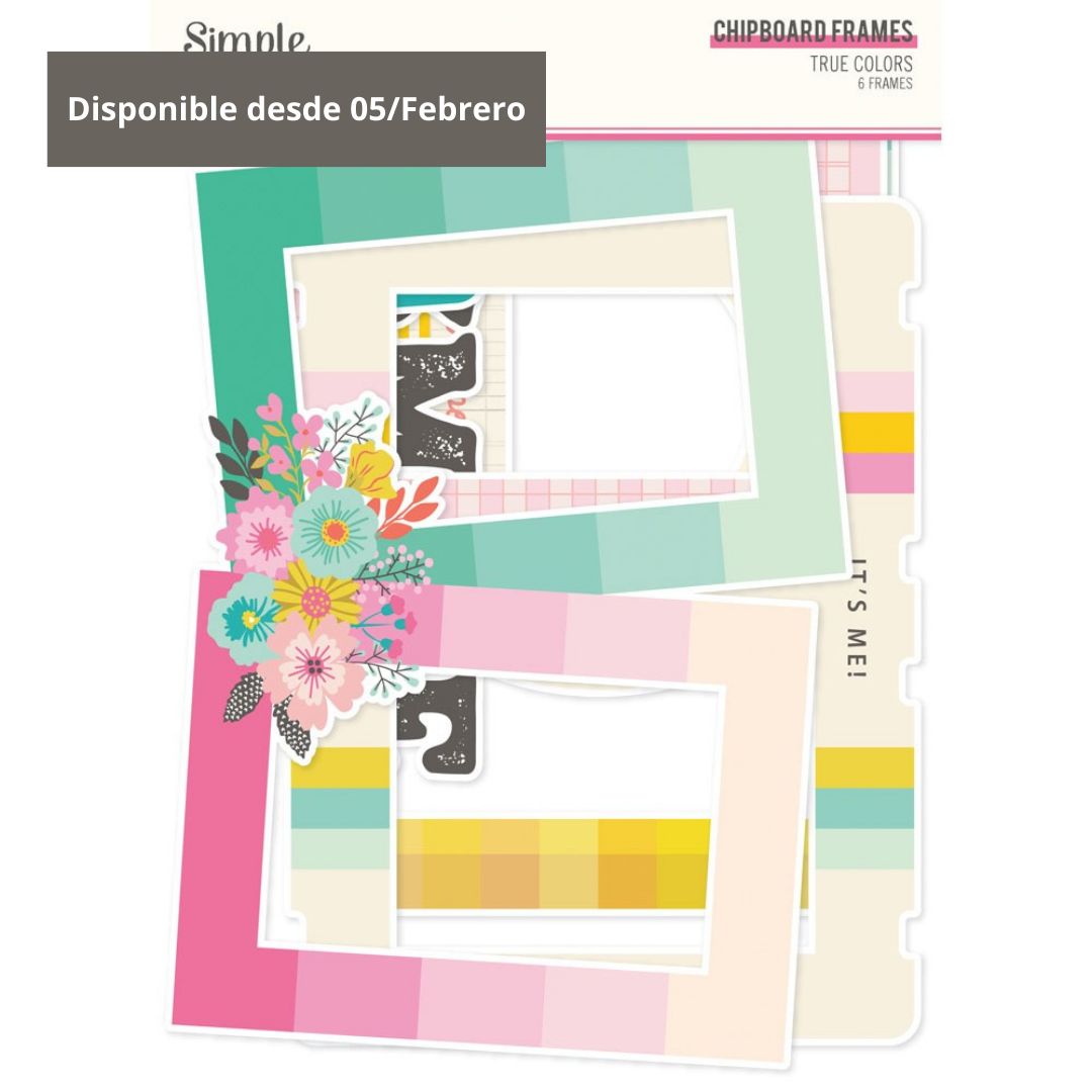 Scrapbooking Peru SS True Colors marcos chipboard