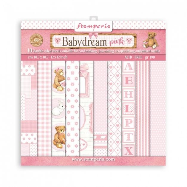 Scrapbooking Peru ST Colección Dream Day Pink Kit 30x30