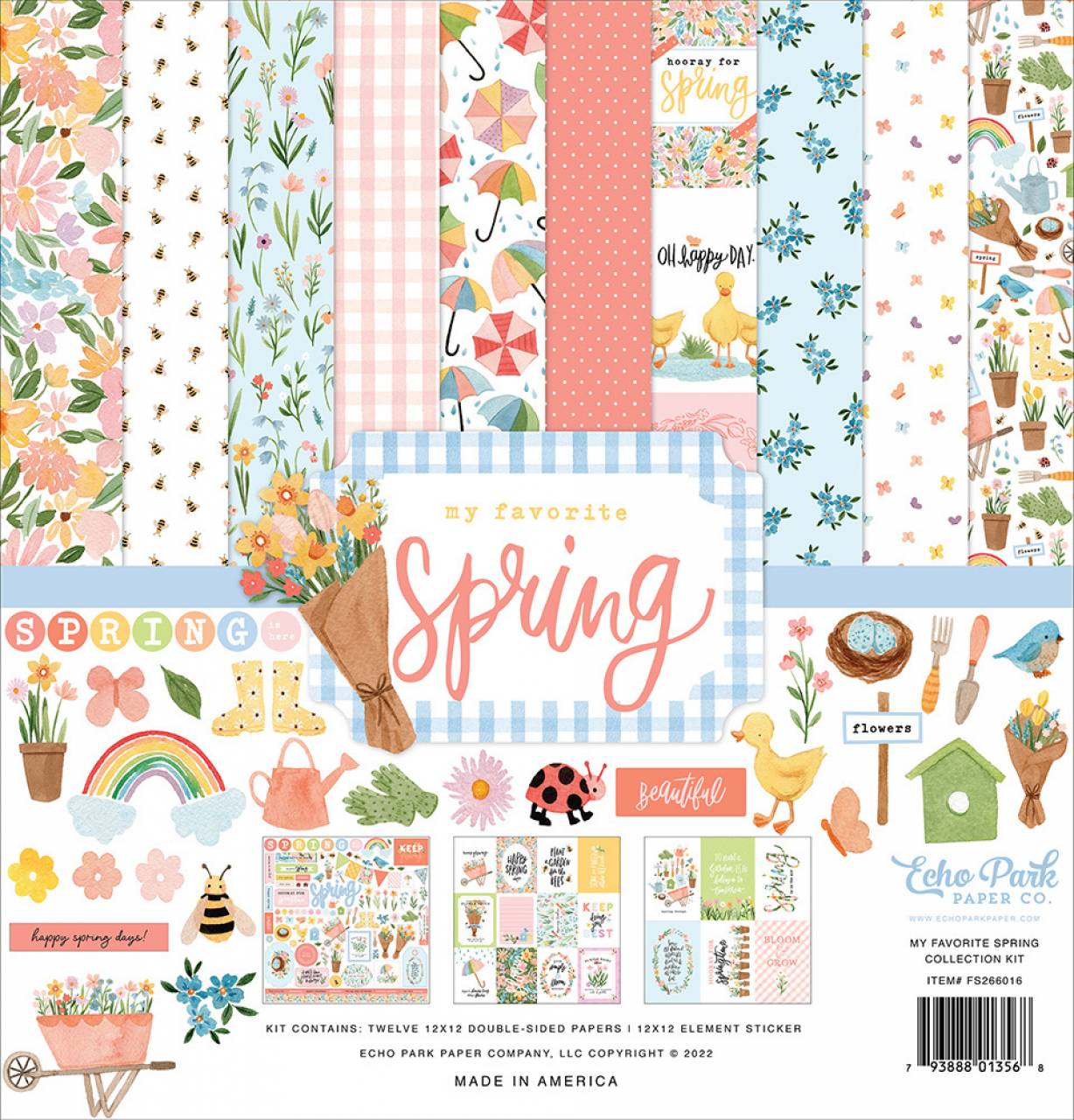 Scrapbooking Peru EP Colección My Favorite Spring PACK