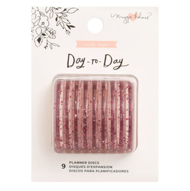 AC - CP MG Colección Day To Day - Discos rosa c/glitter cinch