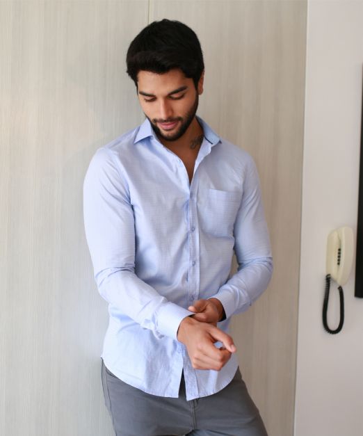 Camisa M/L Pima Slim