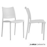 Set 1 Mesa Simplex RA1475 2LYO + 6 Sillas Bonnie Gris Claro