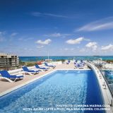 Tumbona Marina Club Blanco/Beige