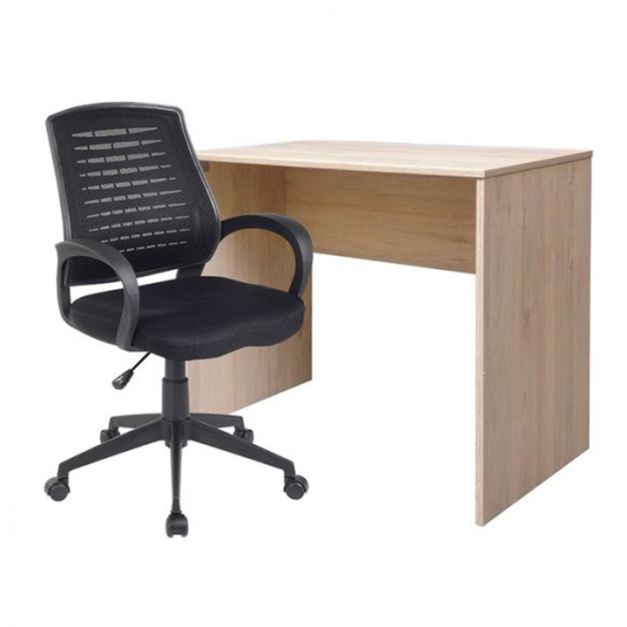 Set 1 Escritorio Melamine 120x60 + 1 Silla Berkeley