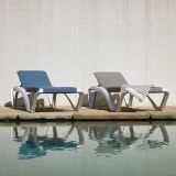 Tumbona Marina Club Blanco/Beige