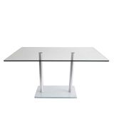 Set 1 Mesa Simplex RA1475 2LYO + 6 Sillas Bonnie Blanco