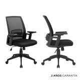 Set 1 Escritorio Krona c/Cajonera Flotante 120x60 + 1 Silla Tatiana
