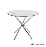 1 Mesa Rauny DA 90 1LY + 4 Sillas Londena Blancas