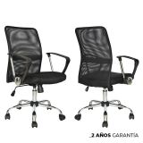 Set 1 Escritorio Melamine 120x60x74 + 1 Silla Lancaster
