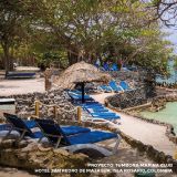 Tumbona Marina Club Blanco/Beige