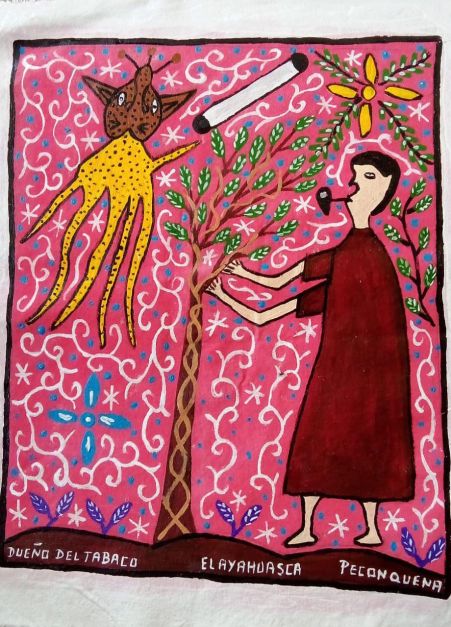 Dueño del tabaco, ayahuasca y chamán