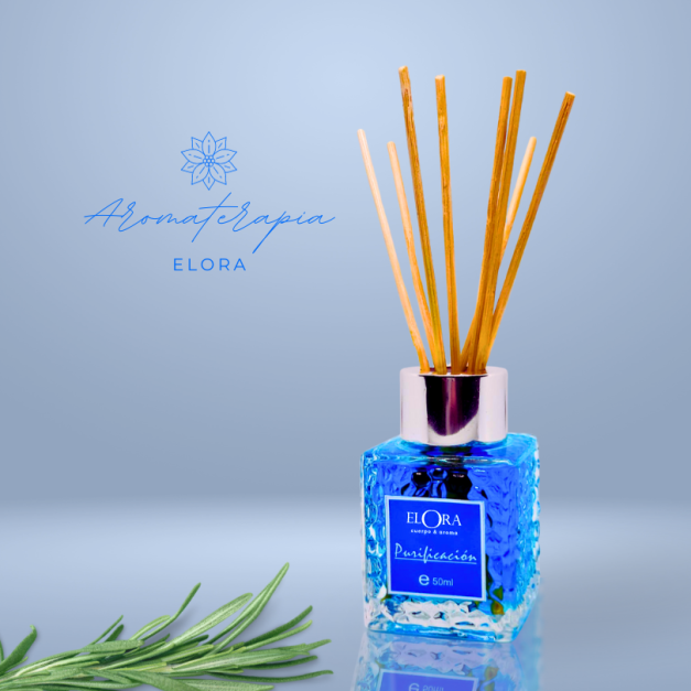 Difusor de Varillas: Purificación - FRAGANCIA DE ROMERO, ÁRBOL DE TÉ Y EUCALIPTO