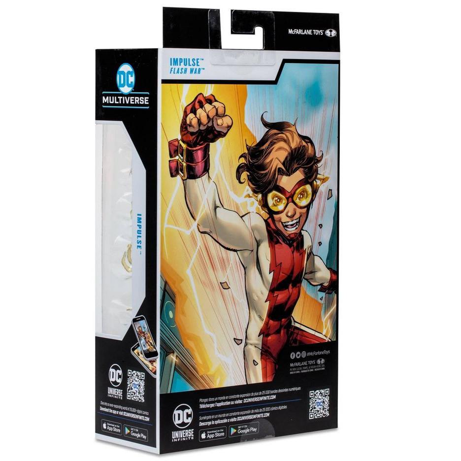 DC Multiverse Fire Gold Label Action Figure 17,8 Cm, McFarlane Toys, Con Mani Effetto Fuoco E Base, Edizione Limitata
