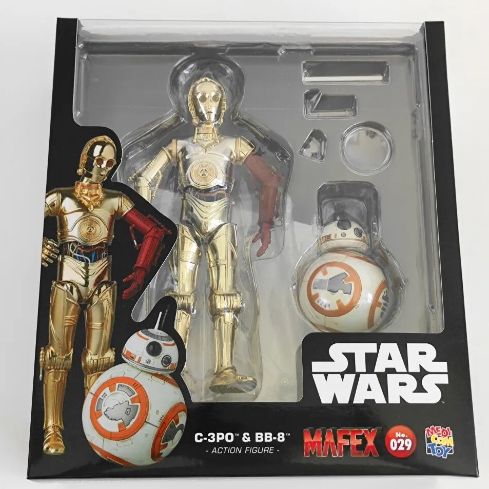 Set De Figurines Star Wars Medicom Mafex 012 - C-3PO & R2-D2 - Import Japon - NEUF