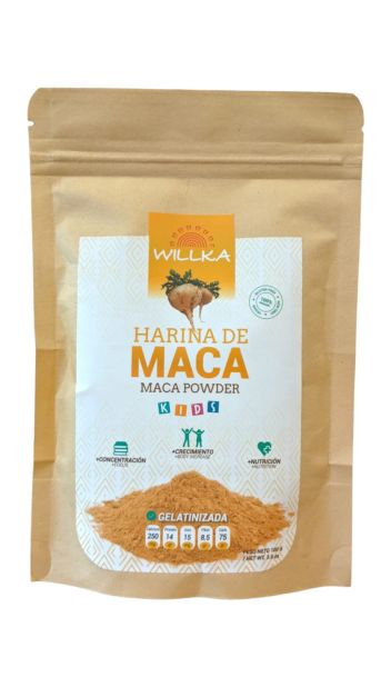 MACA AMARILLA GELATINIZADA 100GR - WILLKA