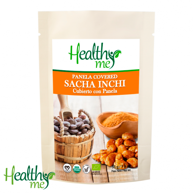 SACHA INCHI CUBIERTO CON PANELA 65GR - HEALTHY ME