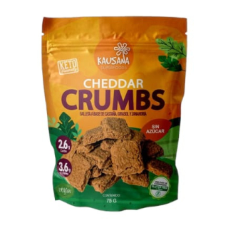 GALLETA DE CHEDDAR CRUMBS 75GR - KAUSANA - 1