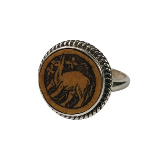 Anillo mate llamita