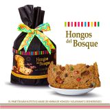 PANETON HONGOS DEL BOSQUE TELA CON MOÑO 750 G