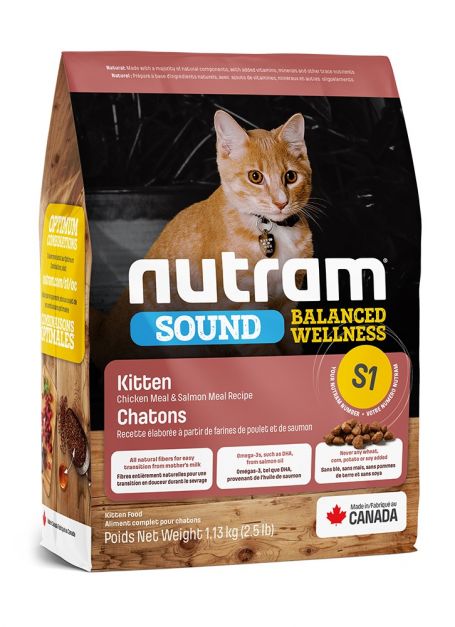 New S1 Nutram Sound Kitten