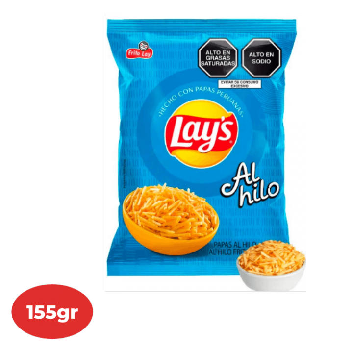 Papas al Hilo LAYS  Bolsa 155 g.