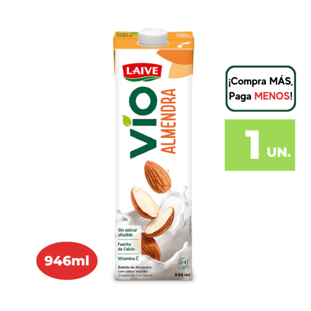 BEBIDA DE ALMENDRAS LAIVE CAJA 946ML.