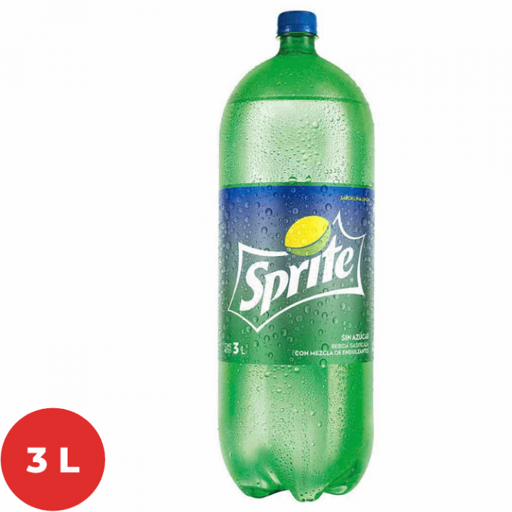 Gaseosa SPRITE Lima Limón Botella 3 L
