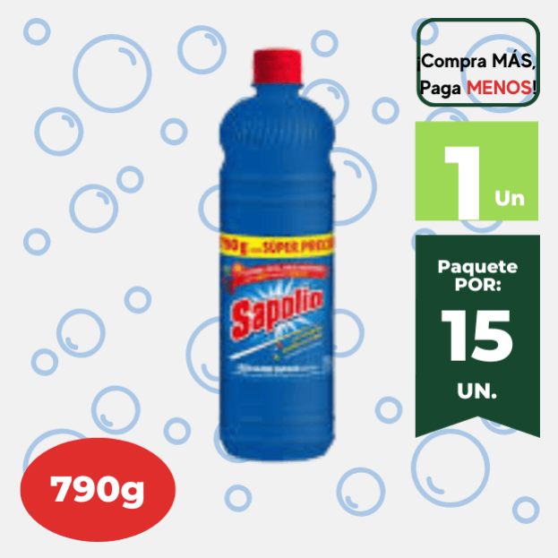 Lejía SAPOLIO Botella 790g.