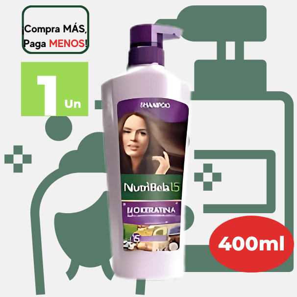 Shampoo NUTRIBELA 15 Biokeratina Frasco 400ml