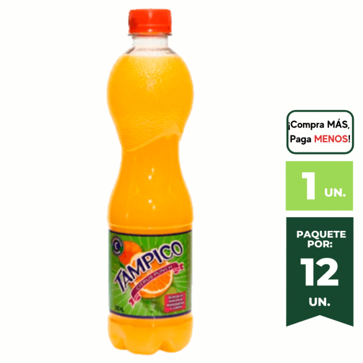 Refresco TAMPICO Citrus Punch Naranja Botella 500ml