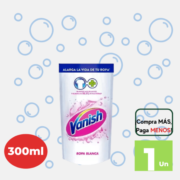 Quitamanchas sin Cloro VANISH Blanco en Gel 300ml