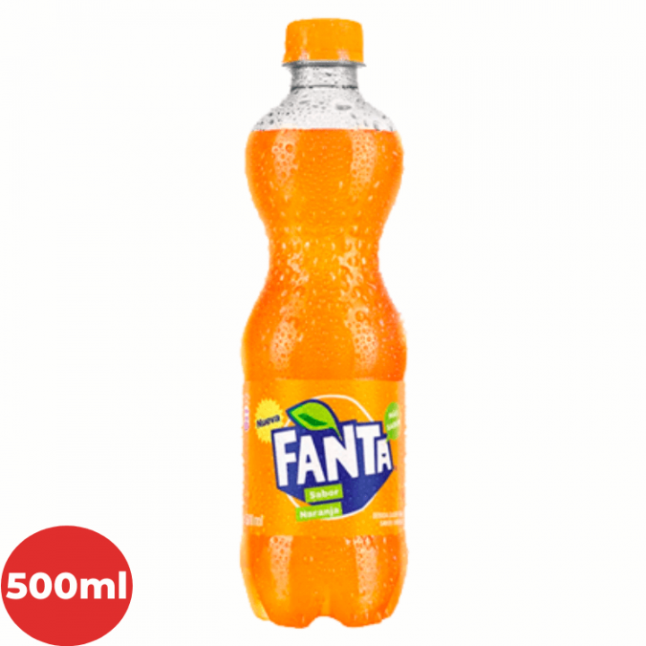 Gaseosa FANTA Naranja Botella 500 ml.