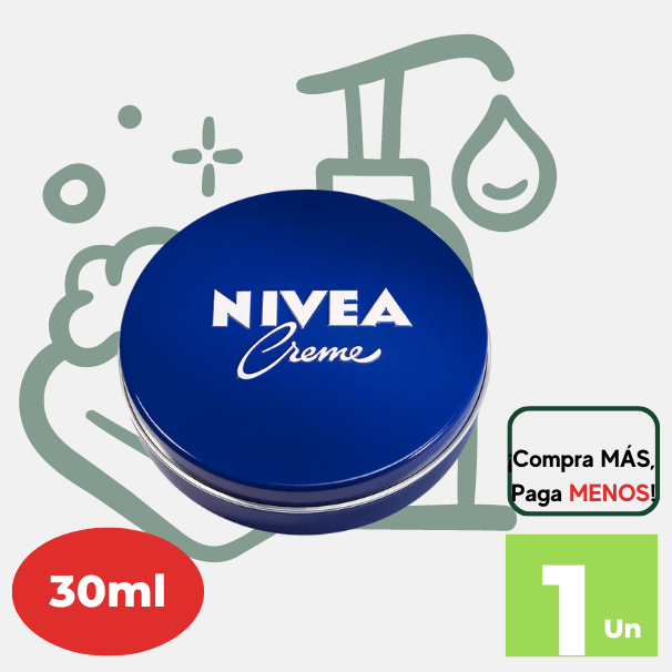 Crema Humectante Nivea Multipropósito Pote 30ml