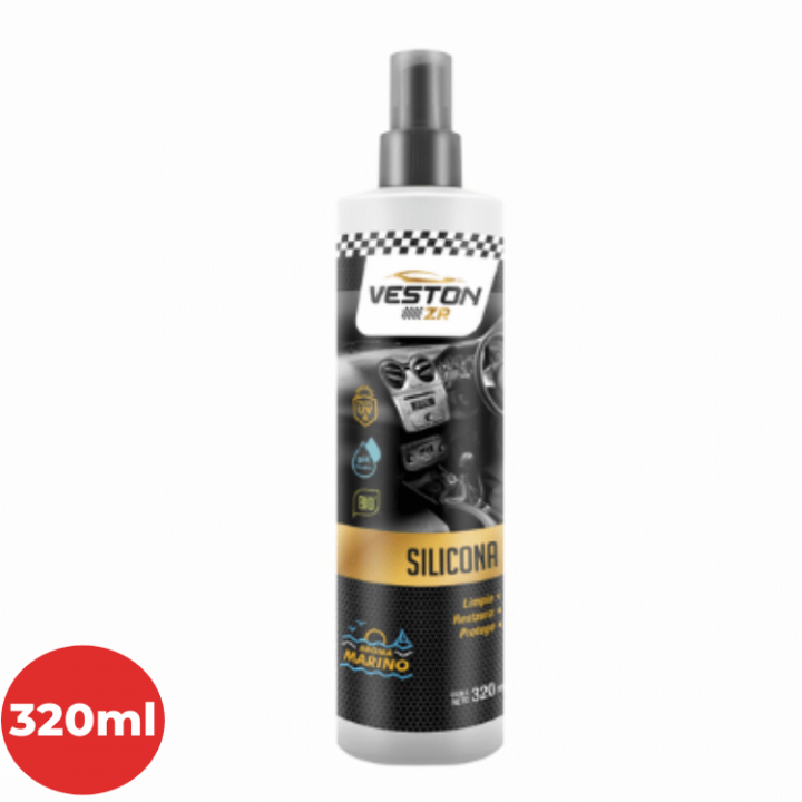 Silicona para Autos VESTON Frasco 320ml.
