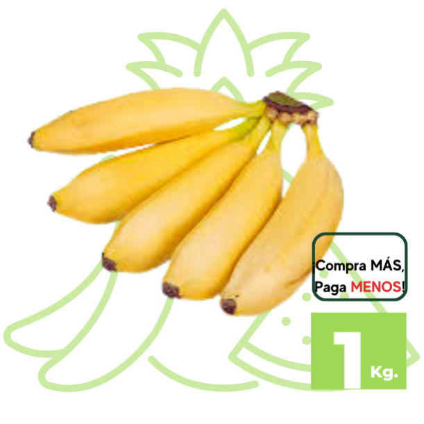 Plátano de Isla a Granel x 1 Kg