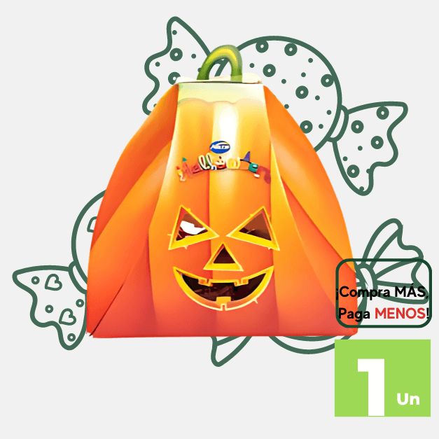 Caja de Caramelos Calabaza Halloween