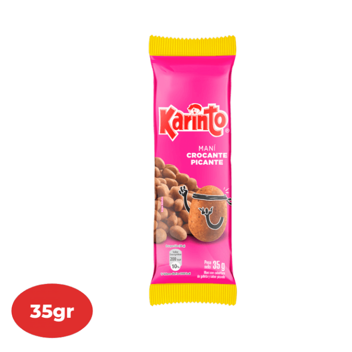 Maní Picante KARINTO Bolsa 35g.
