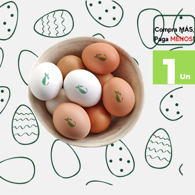 Huevos de Gallina LA CALERA a Granel Por 1 kg