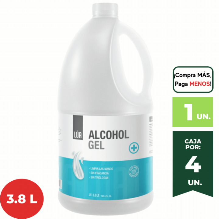 Alcohol en Gel LUA Galón 3.8L.