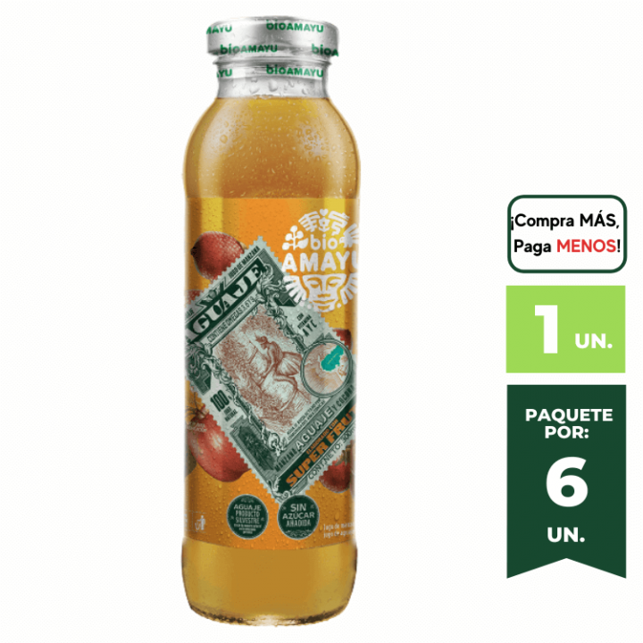 Bebida Sin Preservantes Bio Aguaymanto Botella 300ml
