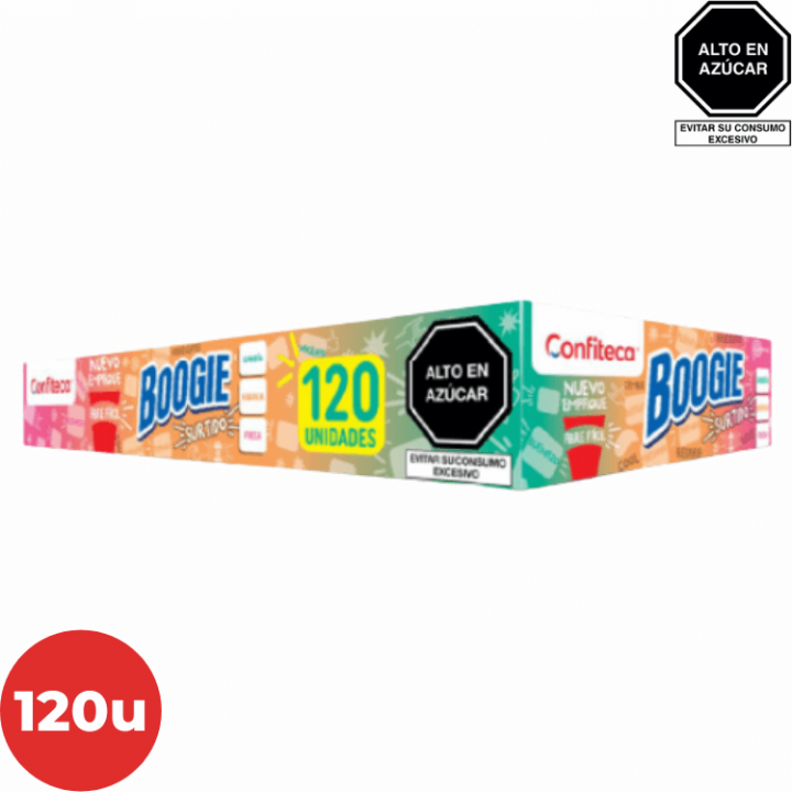 Goma de Mascar BOOGIE Surtido Display 120 Un.