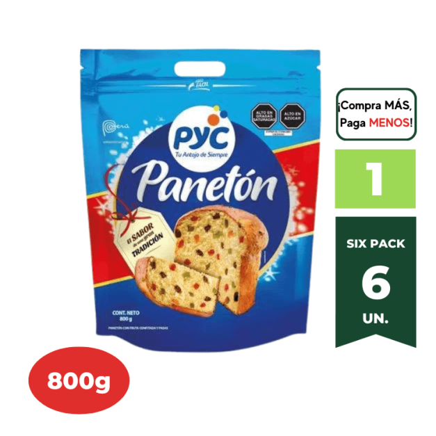 Paneton PYC Bolsa 800gr