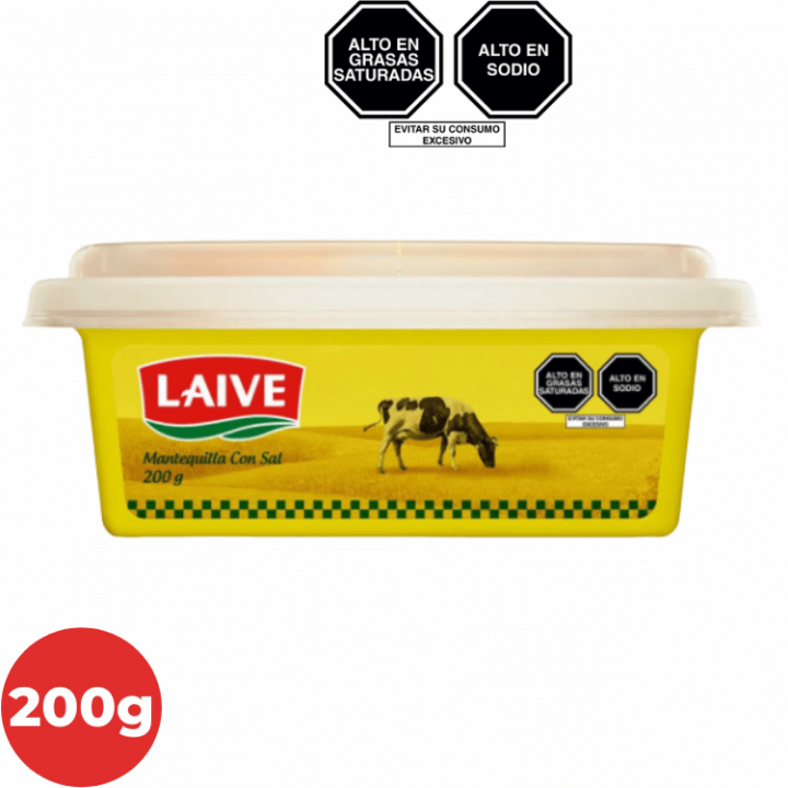 Mantequilla LAIVE con Sal Pote 180g.