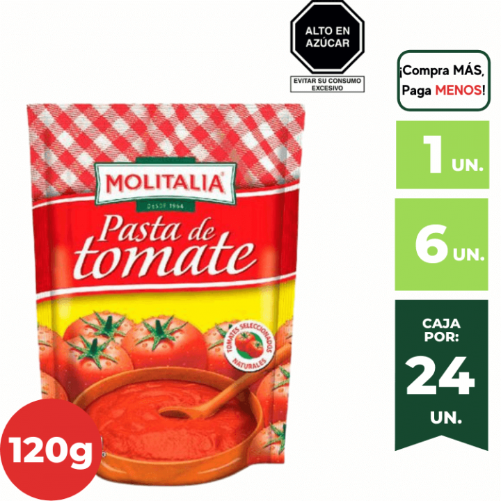 Concentrado de Tomate MOLITALIA Doypack 110g.
