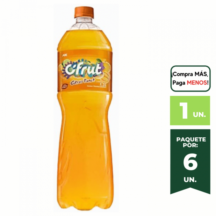 Refresco CIFRUT Naranja Botella 1.5L.